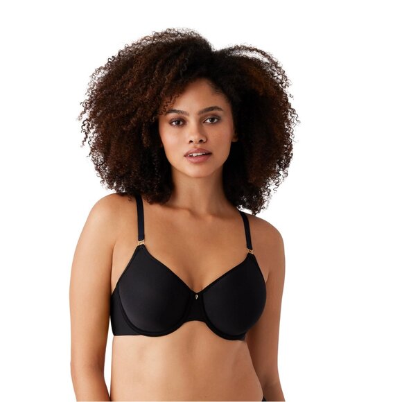 NWT Wacoal Simply Done T-Shirt Bra in Black Size 34DD - Picture 1 of 5